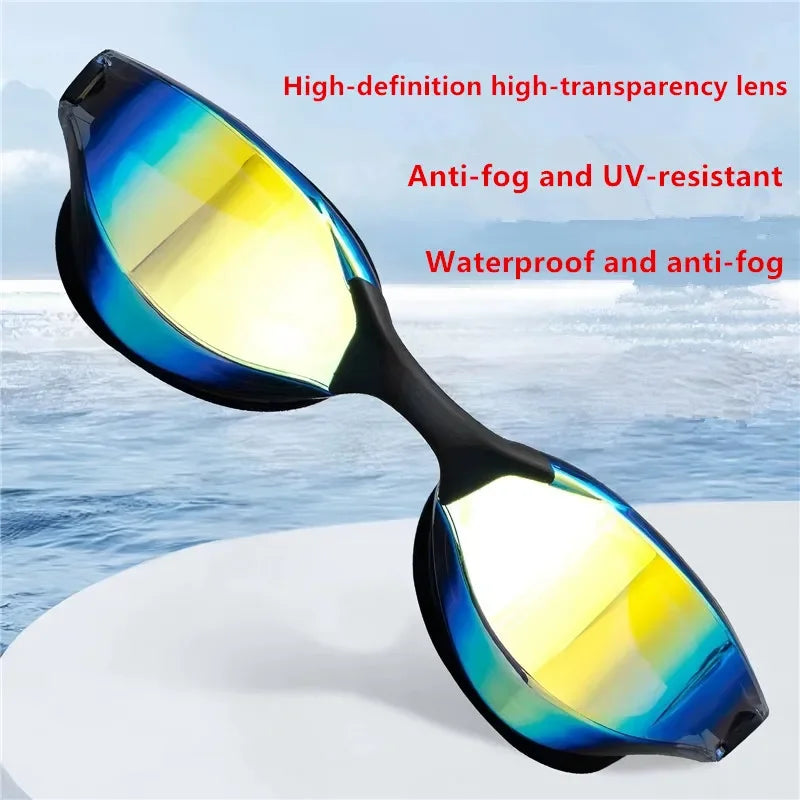 Professional Racing Swimming Goggles Waterproof Anti-Fog High Definition UV400 for Competition and Training Swim Equipment