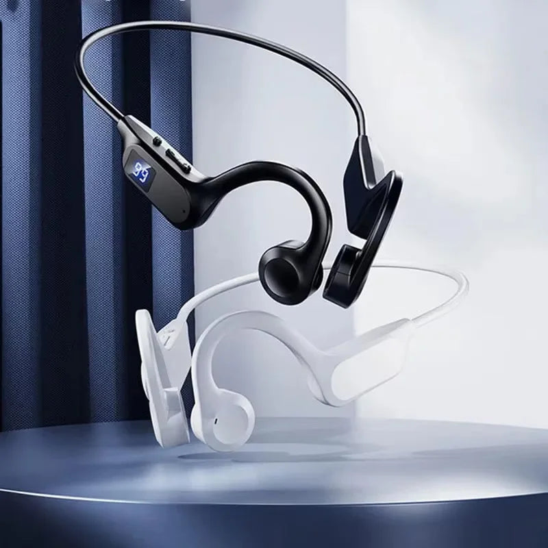 Wireless Earphone Bone Conduction Sport Swimming Bluetooth Compatible Headphone Hand-Free with Mic for Running X7 Earbuds